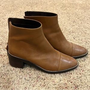 Cole Haan Cognac Waterproof Booties